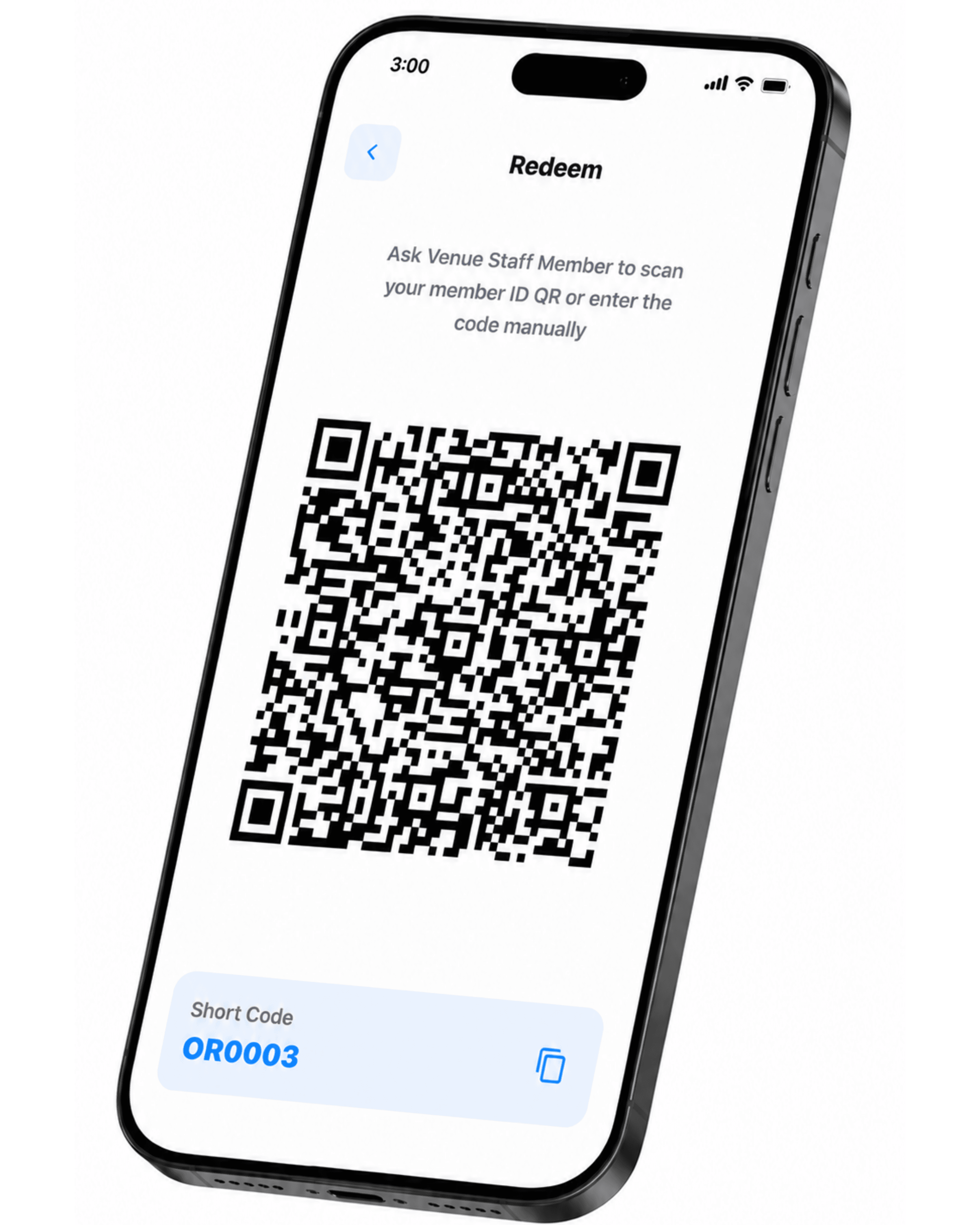 Scan the deal's QR code